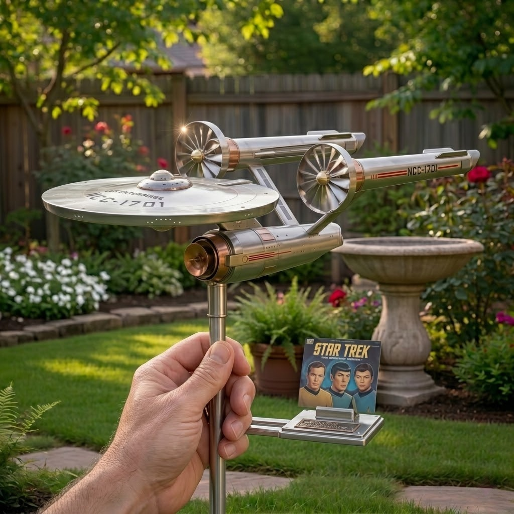 🔥🔥New Year 70% Off--Star Trek USS Enterprise NCC-1701 Garden Wind Spinner