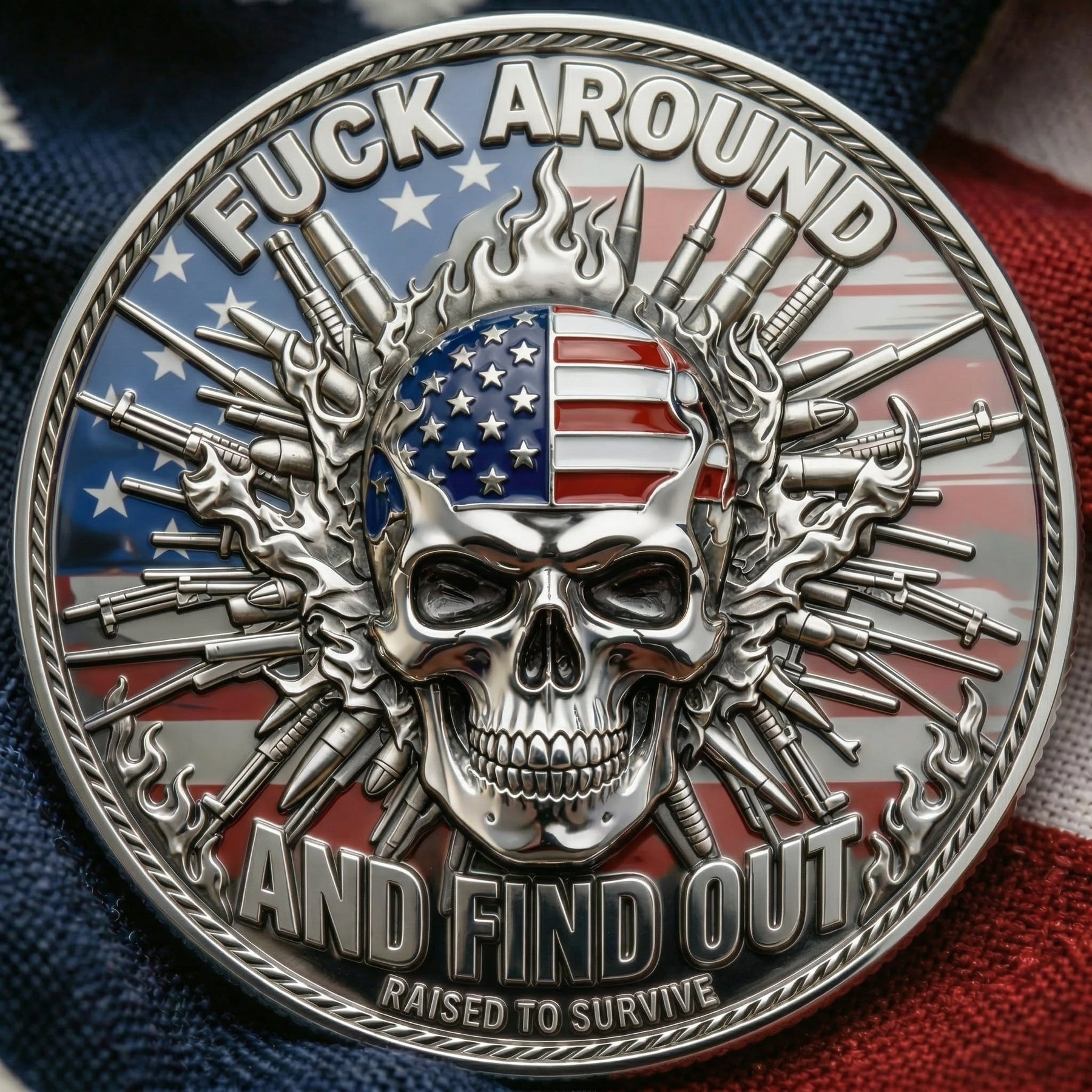 BattleMark – American Skull Tactical Coin