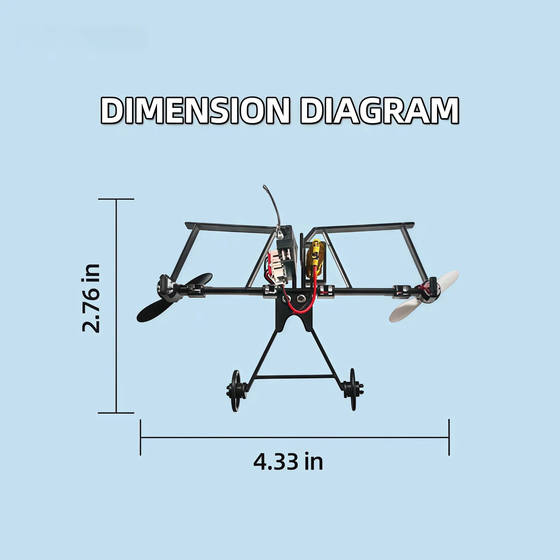 SkyGlide - Gyro-Powered RC Paper Airplane Kit