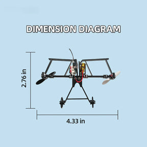 SkyGlide - Gyro-Powered RC Paper Airplane Kit