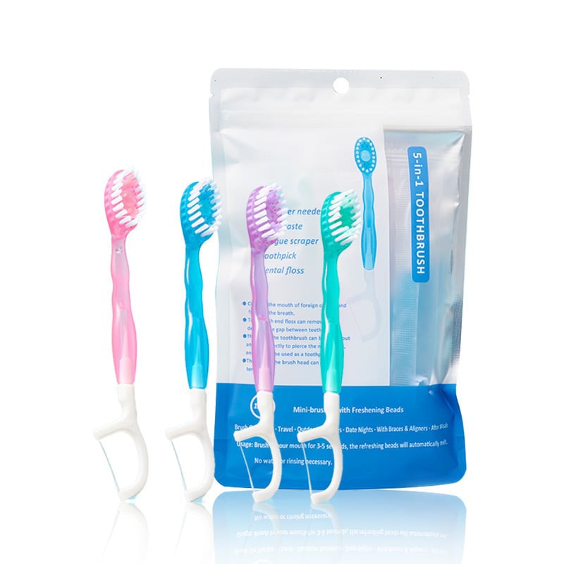OralKit – 5-in-1 Mini Travel Dental Care Set