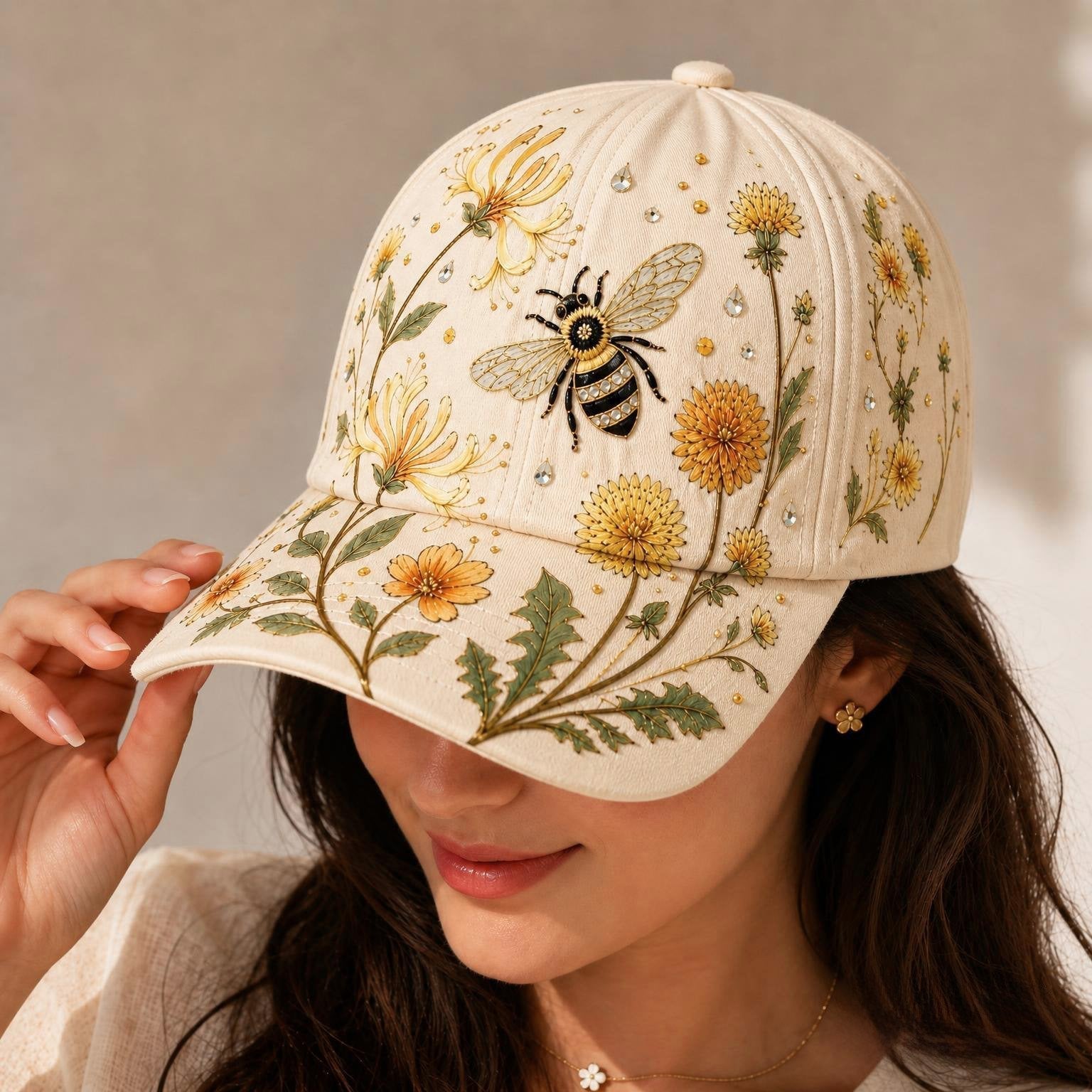 FloraBee – Aesthetic Garden Cap
