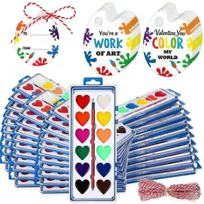 🎨2026 Mini Watercolor Paint Set for Valentine's Day | Romantic Art Gift💖