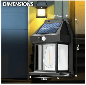 EdisonGlow – Solar Motion Sensor Wall Light