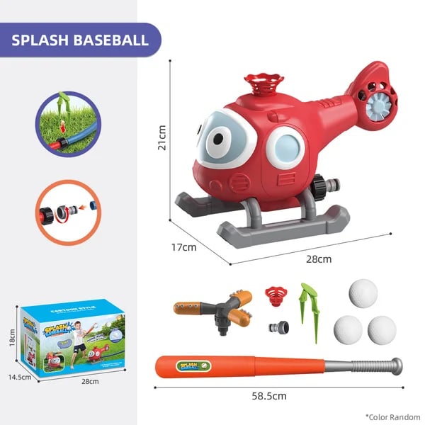 AquaSwing – Fun Water Spray Baseball Game Toy