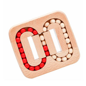 TwistCraft – Magic Bean Rotating Wooden Puzzle Toy