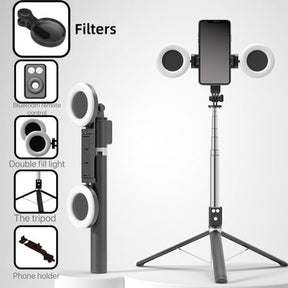 BrightCapture – Selfie Stick & Tripod Combo