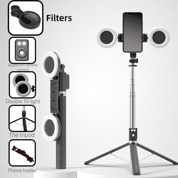 BrightCapture – Selfie Stick & Tripod Combo