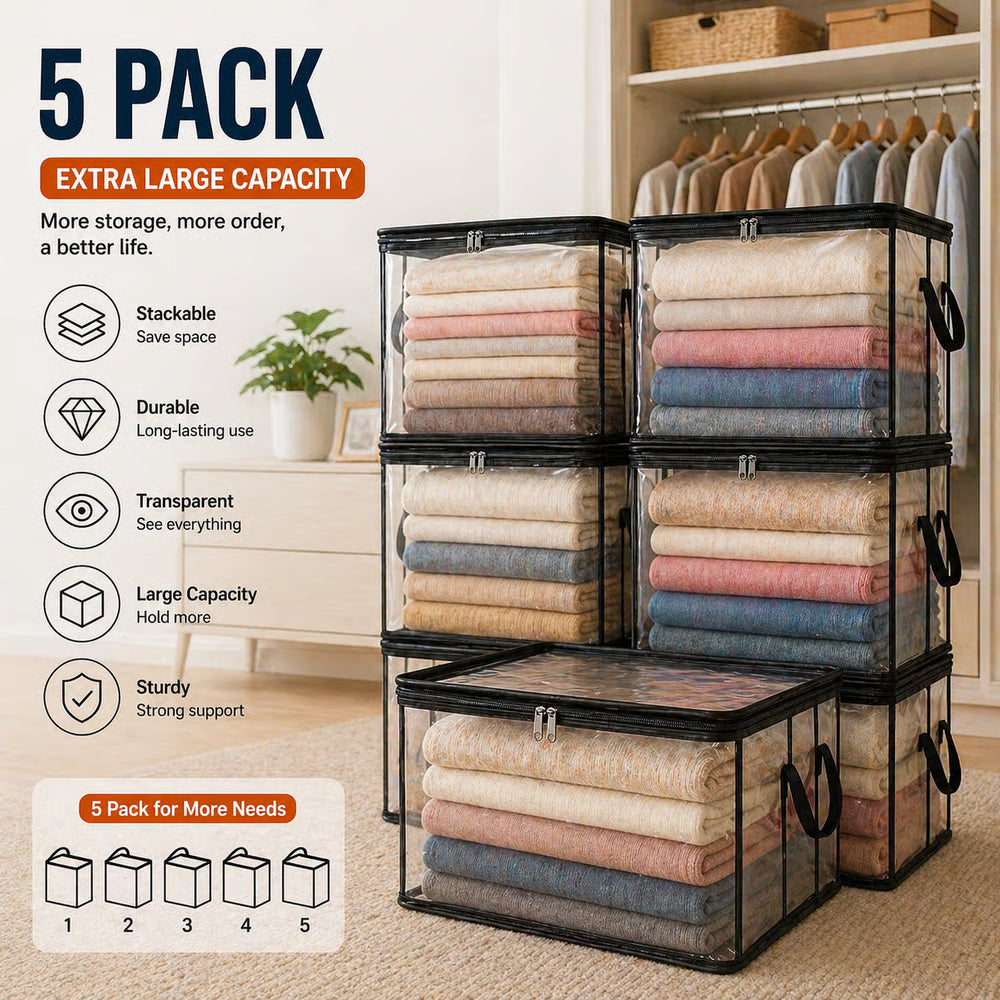 MegaPackPro – Large Heavy Duty Clear Storage Bag