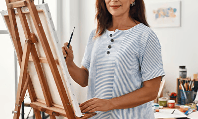 LunaWear – Round Neck Short Sleeve Blouse