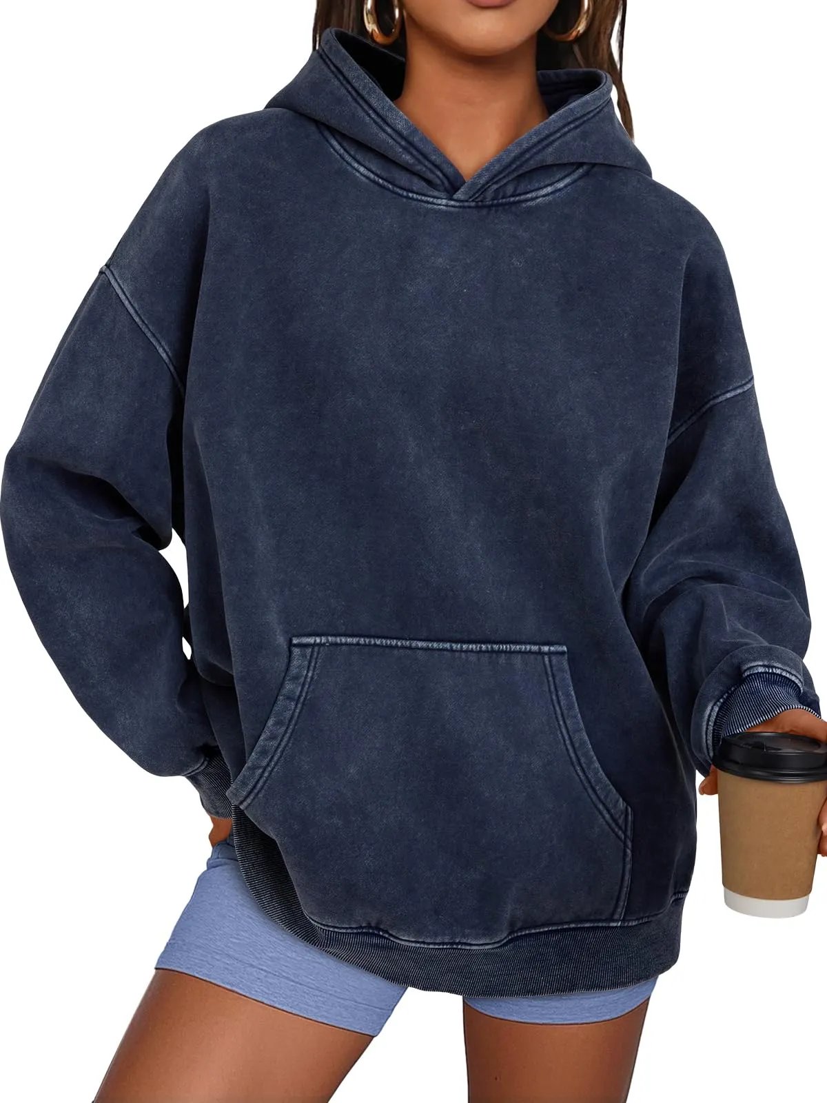 RetroVibe – Acid Wash Pullover