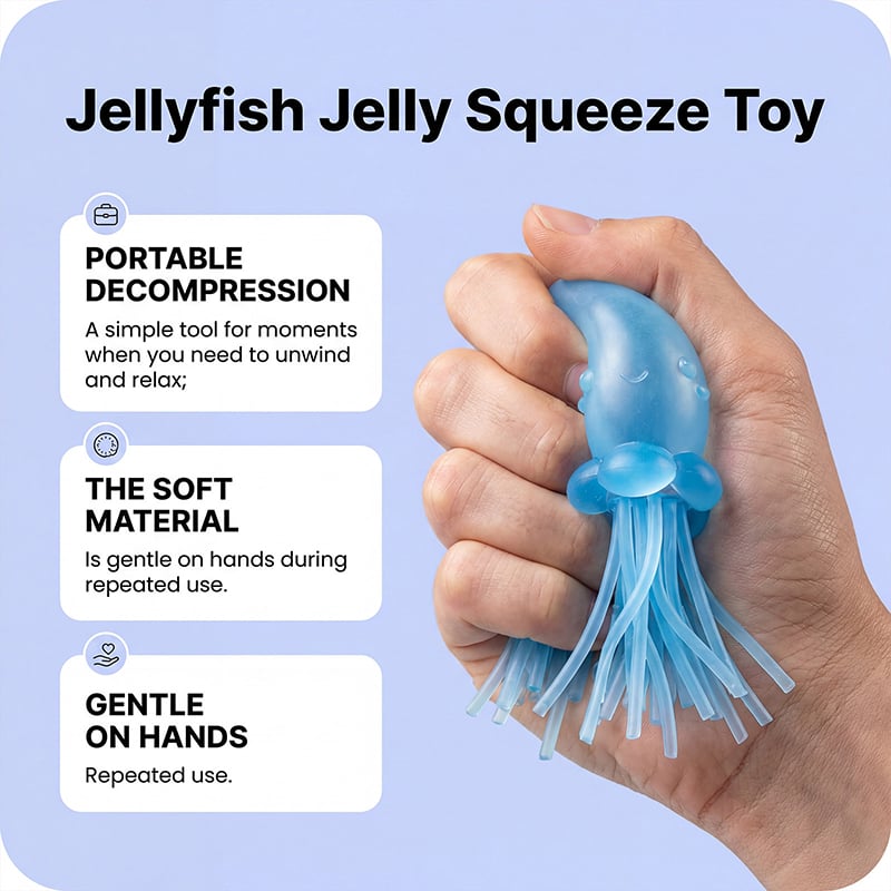 OceanSquish – Soft Jellyfish Fidget Toy