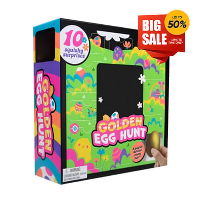 TreasurePop – Golden Egg Treasure Hunt Squishy Toy