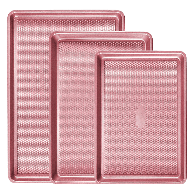 BakePro – Diamond Texture Oven Tray Set