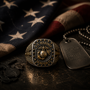 IronSemper – Eagle Anchor Military Ring