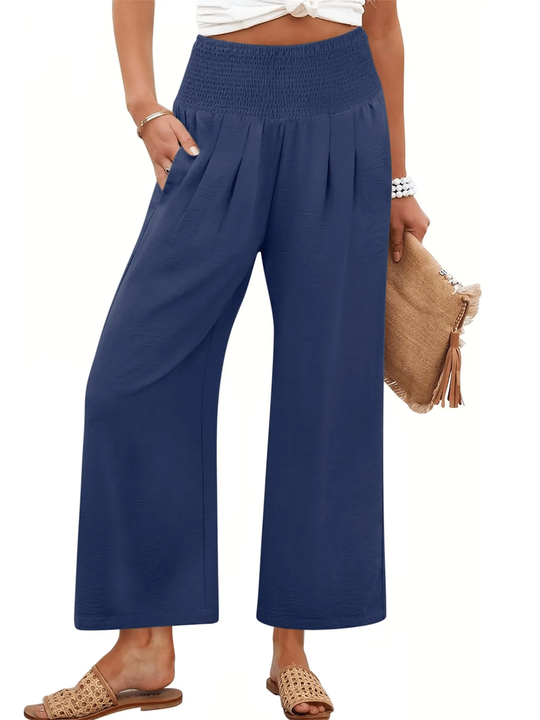 FreeFlow – Lightweight Wide Leg Trousers