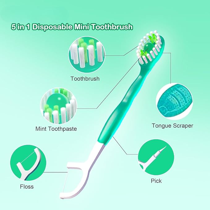 OralKit – 5-in-1 Mini Travel Dental Care Set