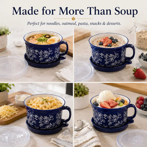 BloomBowl – Floral Handled Soup Mug