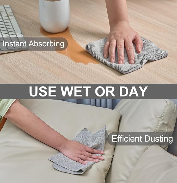 DustAway Pro – Reusable Microfiber Wipes