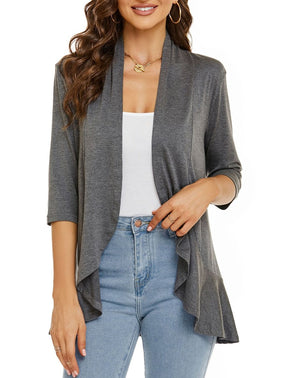 SoftDrape – Lightweight Open Front Cardigan