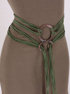 NordicForge – Viking Braided Leather Belt Set