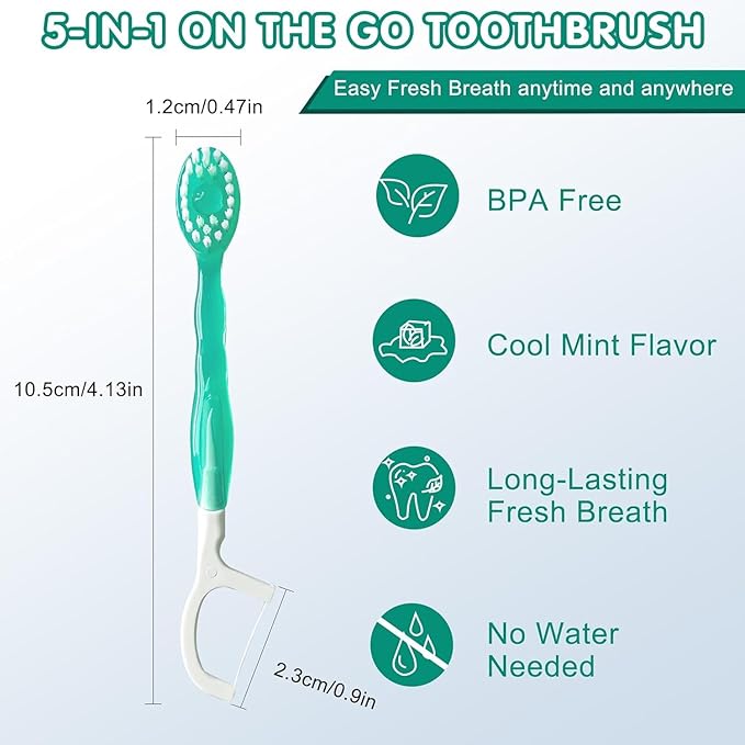OralKit – 5-in-1 Mini Travel Dental Care Set