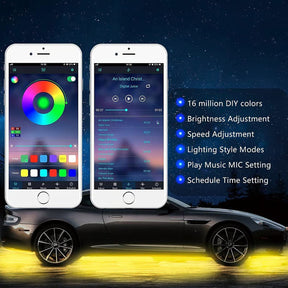 GlowRide – Flexible RGB Underbody LED Strip Lights