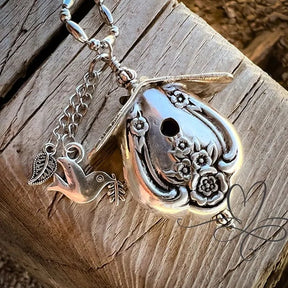 WhimsyPerch - Handcrafted Birdhouse Pendant