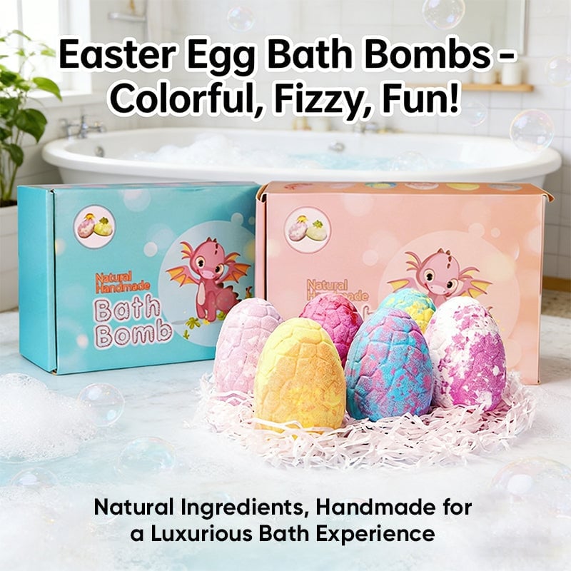 DinoGlow – Fun & Colorful Bath Bomb Eggs