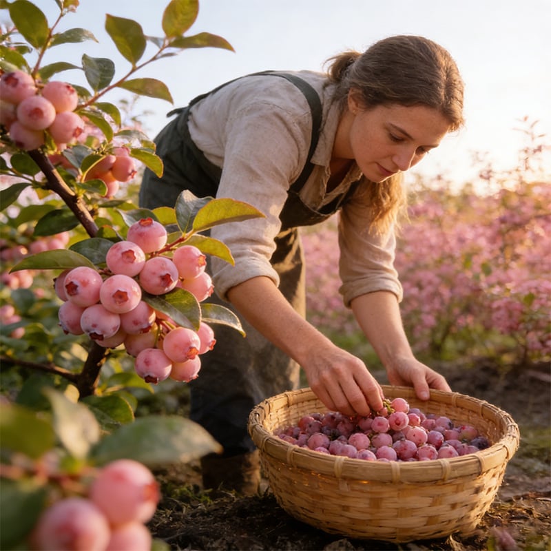 PinkDelight Berries – Premium Garden Seeds