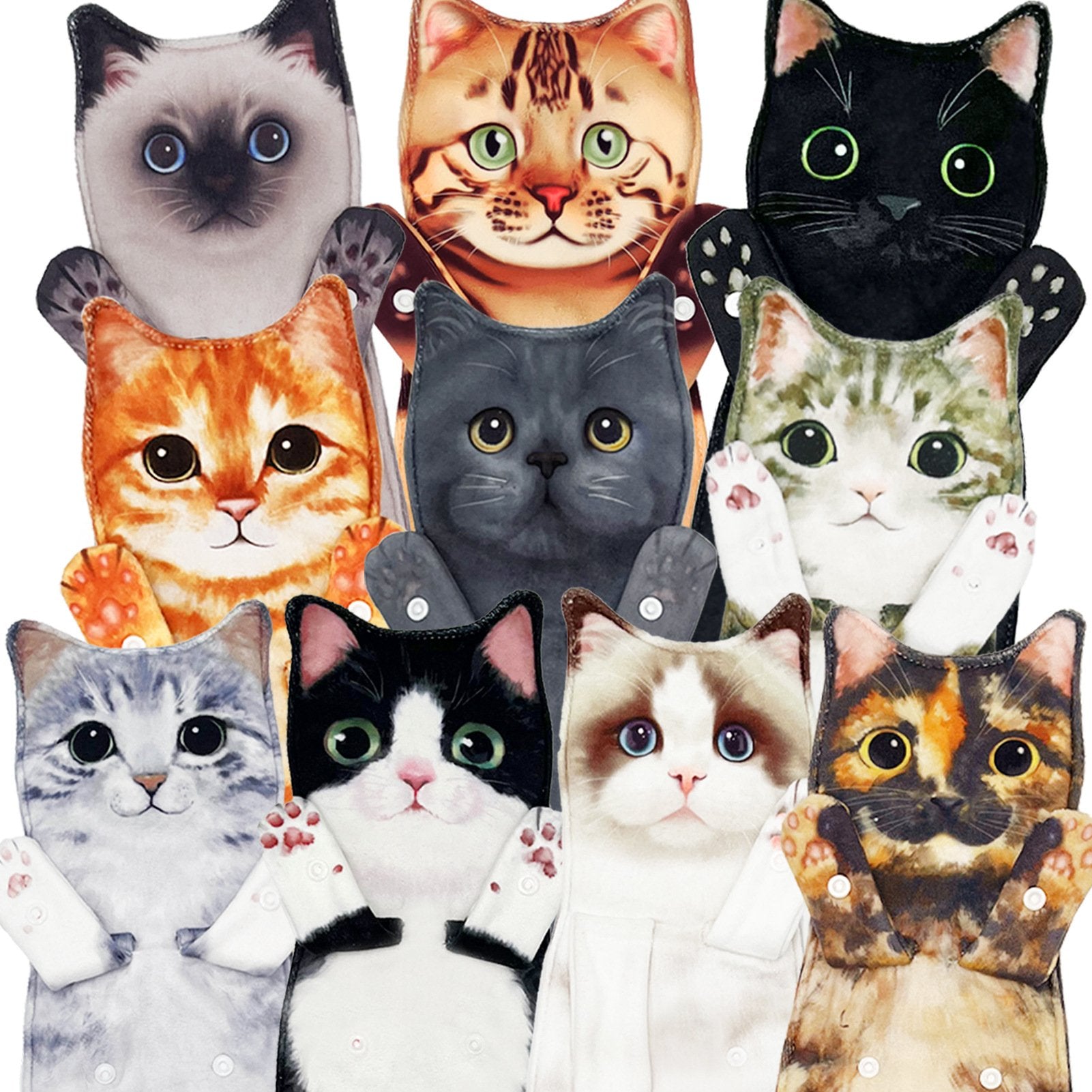 PurrSoft – Cute Cat Microfiber Hand Towel