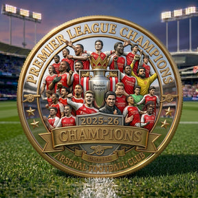 ArsenalVault – 2025–26 Premier League Winners Coin