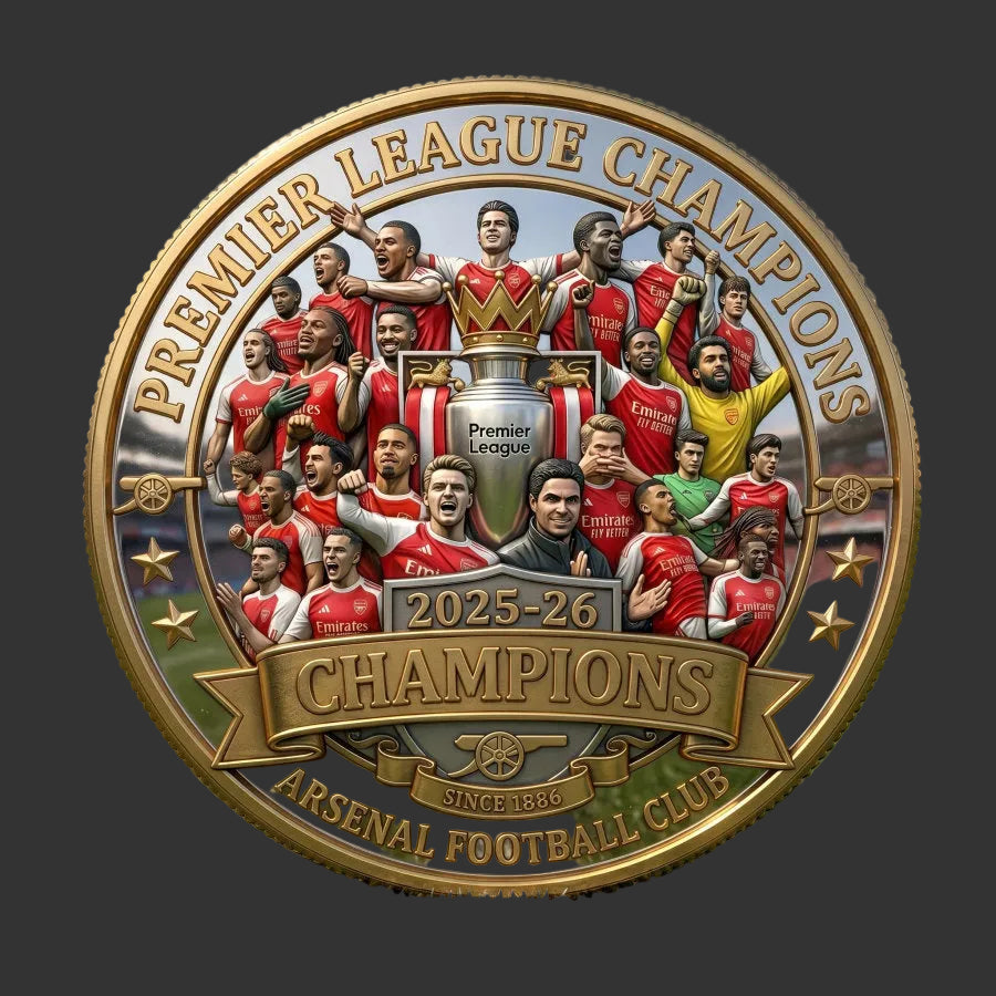 ArsenalVault – 2025–26 Premier League Winners Coin