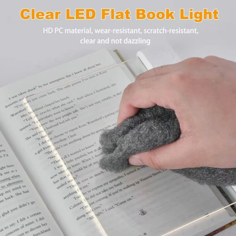 NightLume – Clear LED Rechargeable Reading Lamp