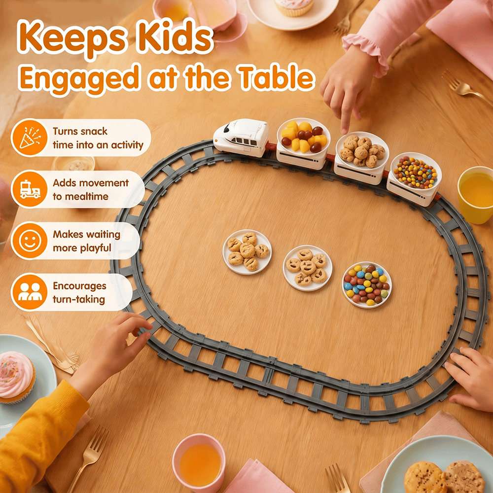 FunRail – Rotating Food Train Serving Set