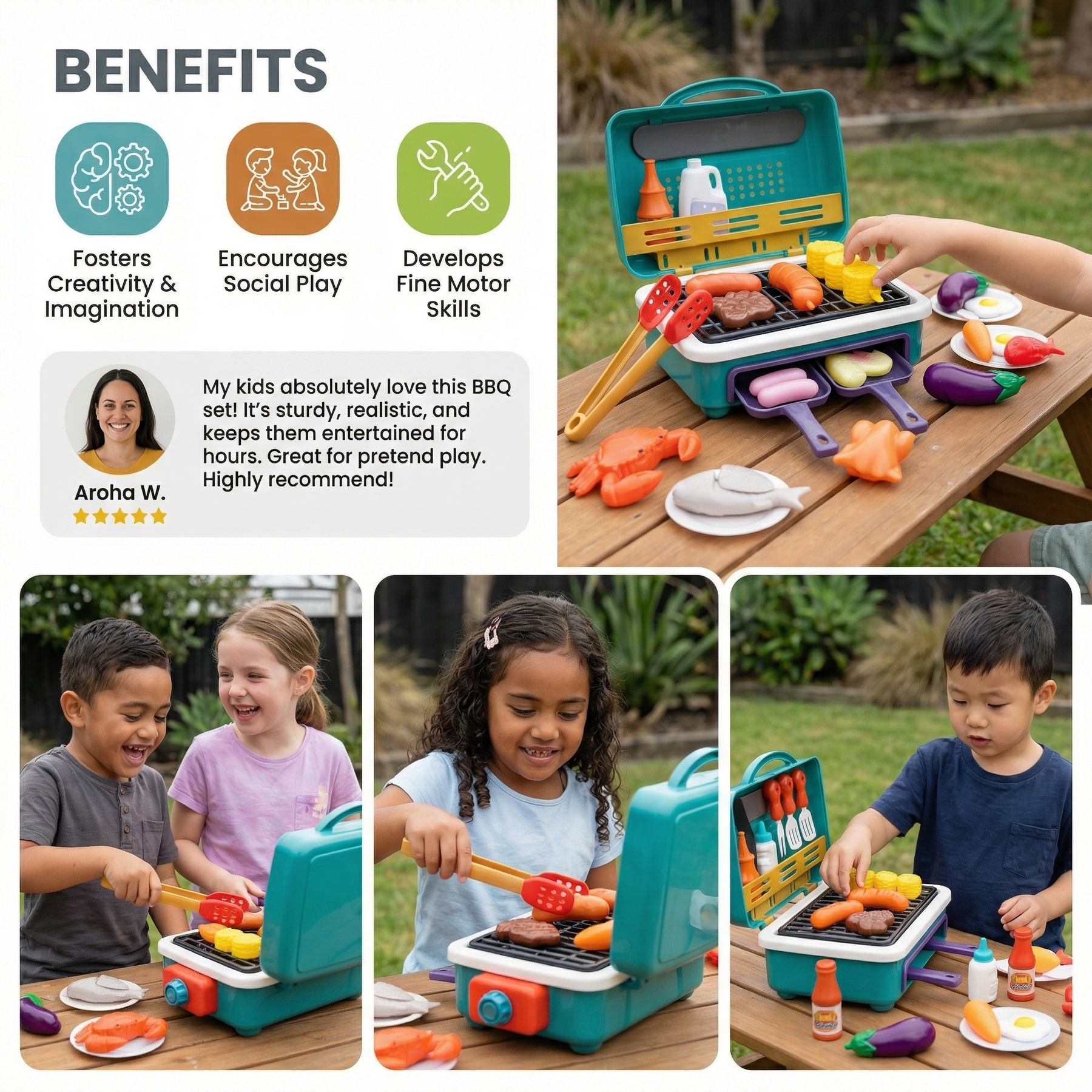 KidzCulinary – Kids Interactive Cooking Playset