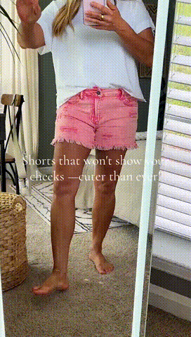 BlueBelle - Distressed Denim Shorts