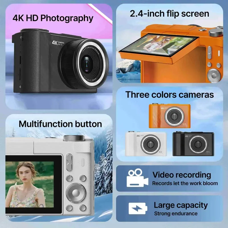 SnapMaster – High-Resolution 4K Digital Camera