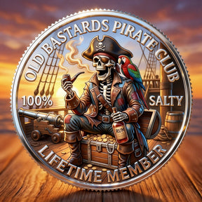 RumRaider – Double-Sided Pirate Challenge Coin