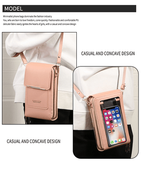 TouchCarry – Women’s Touch Screen Messenger Bag