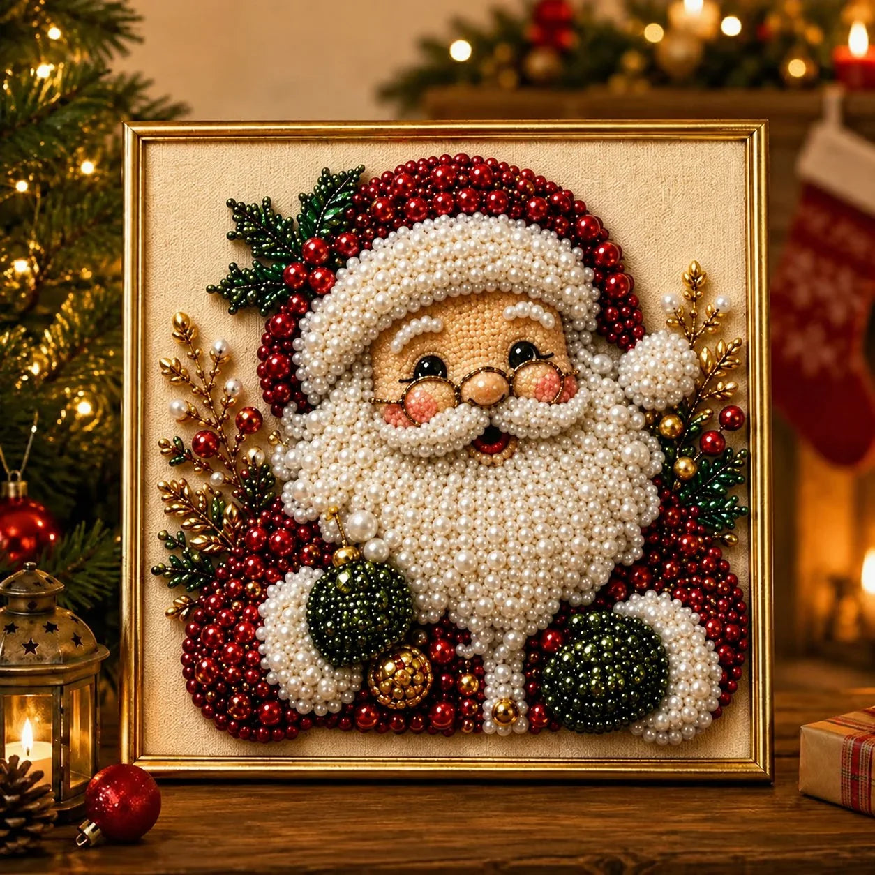 PearlCraft – Premium 3D Christmas Diamond Painting Kit