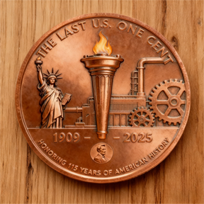 ⏰ Black Friday Limited-Time Offer-Lincoln Final Penny – 11/12 Philadelphia Mint Limited Edition Collectible Coin