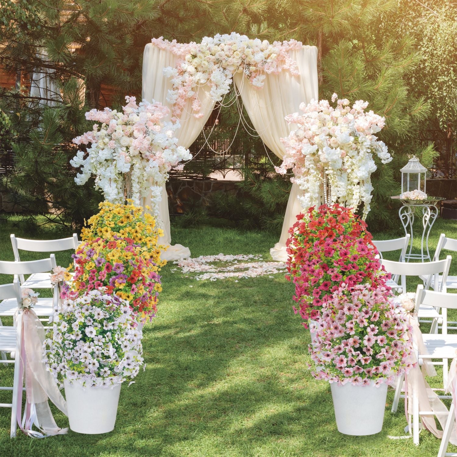 VividPetals – All-Weather Floral Set