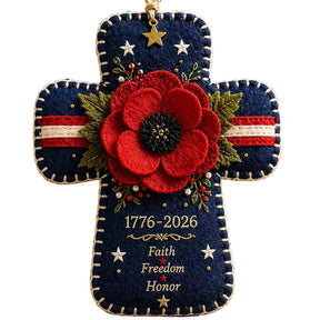 PoppyCraft – DIY Patriotic Cross Ornament Kit