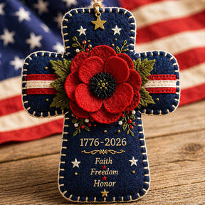 PoppyCraft – DIY Patriotic Cross Ornament Kit
