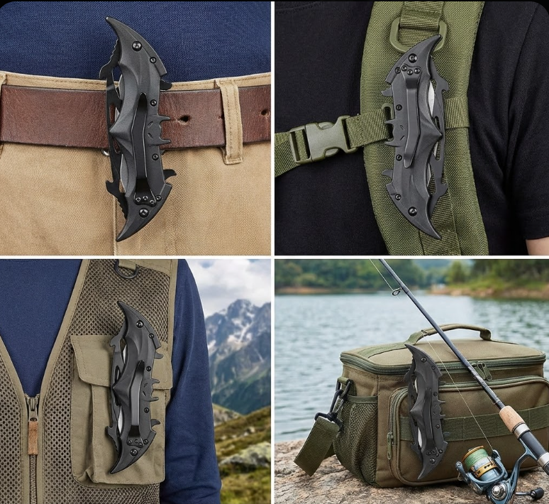 BladeForge – Dual Blade Tactical Folding Knife