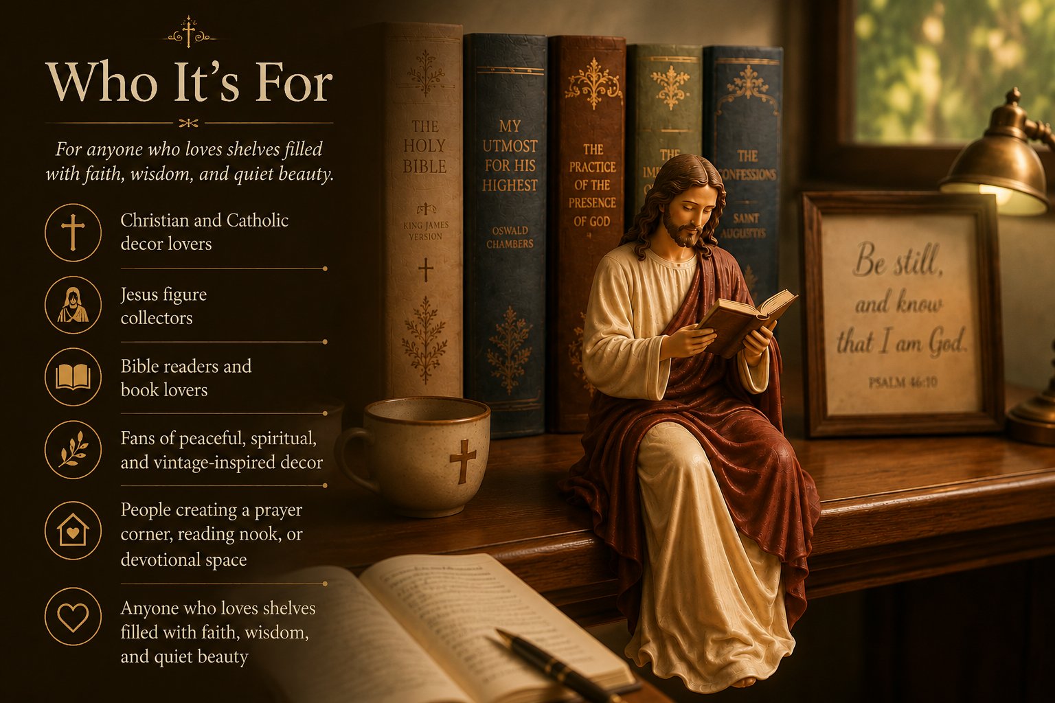 ScriptureRest - Jesus Reading Décor