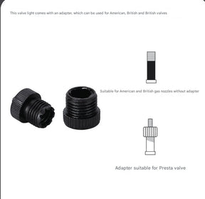 NeonSpin Lights – LED Tire Valve Glow