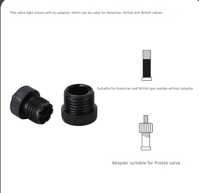 NeonSpin Lights – LED Tire Valve Glow