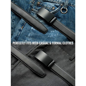 FlexFit – Micro-Adjust Leather Ratchet Belt